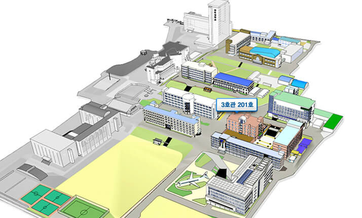 3호관 201호 학생상담센터 도면